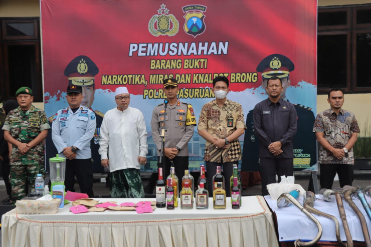 Ketua MUI Kabupaten Pasuruan Beri Apresiasi Penanganan Kasus Narkoba Oleh Polres Pasuruan