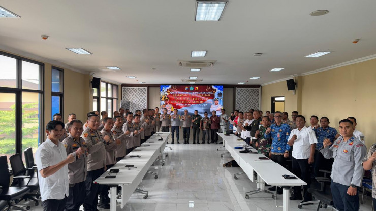 Polresta Sidoarjo Gelar Rakor Lintas Sektoral Kesiapan Pengamanan Idul Fitri 2025