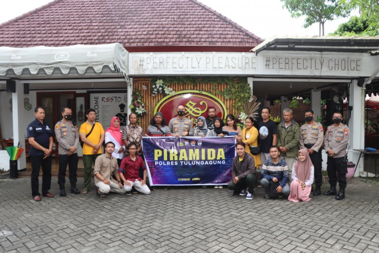 Pemantaban Harkamtibmas, Polres Tulungagung Gelar Piramida