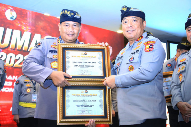 Raih Dua Penghargaan, Kabid Humas : Polda Jatim Siap Amankan Tahapan Pemilu 2024