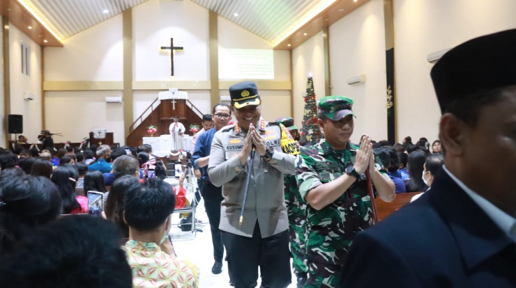 Forkopimda Sidoarjo Pastikan Misa Natal 2022 Aman, Damai dan Kondusif