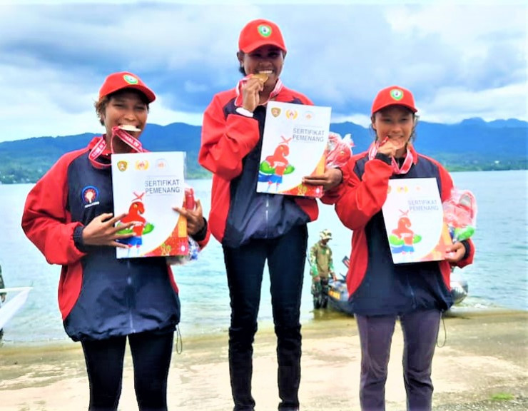 Perenang Maluku Tenggara Tangguh dan Berjaya di Nomor 3000 Meter