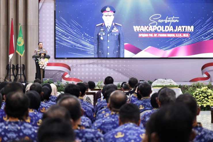 HUT KORPRI ke-54, Wakapolda Jatim Tegaskan Peran Strategis ASN Polri