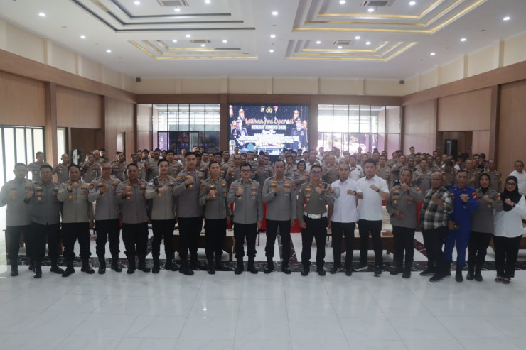 Amankan Lebaran, Polresta Sidoarjo Gelar Latpraops Ketupat Semeru 2026