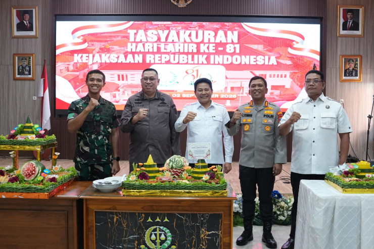 Kapolresta Sidoarjo Hadiri Tasyakuran Hari Lahir Kejaksaan RI ke-81
