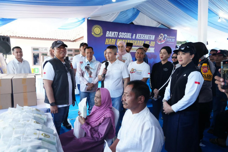 Sambut Hari Bhayangkara ke-80, Wakapolri dan Akpol '90 Dhira Brata Gelar Bakti Sosial dan Kesehatan di Bogor