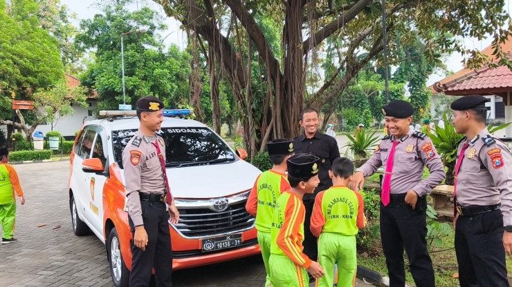 Patroli Objek Vital, Sat Samapta Polresta Sidoarjo Cegah 3C dan Premanisme