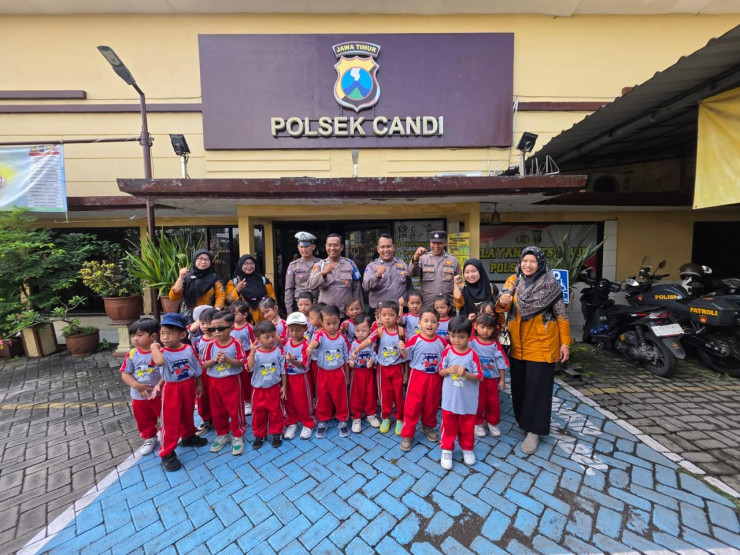 Polisi Sahabat Anak, Polsek Candi Edukasi Siswa PAUD
