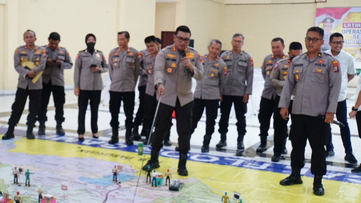 Polresta Sidoarjo Gelar Latpra Ops Lilin Semeru 2022 Plus TFG, Solidkan Amankan Nataru