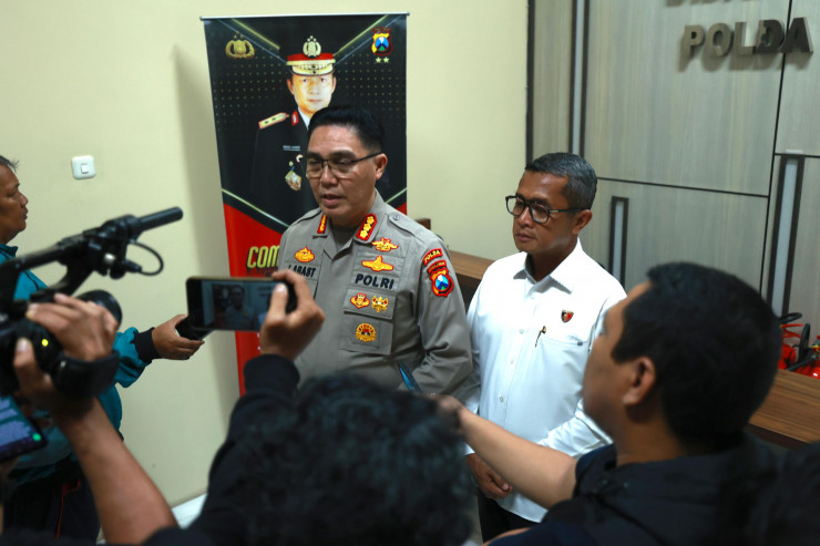 DVI Polda Jatim Dirikan Posko Penanganan Korban Robohnya Bangunan Pondok Pesantren Al Khoziny