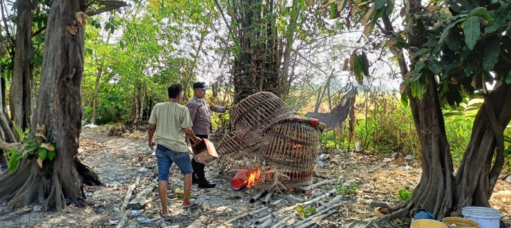 Polsek Sukodono Tindak Lanjuti Dumas Sabung Ayam di Desa Bangsri
