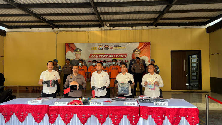 Satreskrim Polresta Sidoarjo Ringkus Pelaku Spesialis Curanmor, Dua Diantaranya Residivis